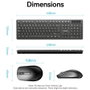 Vention Combo KTDB0-ES Teclado y Ratón Inalámbricos Negro